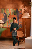 Baju Melayu Kids Majestic Bespoke Fit - Emerald Green