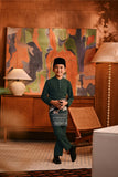 Baju Melayu Kids Majestic Bespoke Fit - Emerald Green