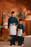 Baju Melayu Kids Majestic Bespoke Fit - Deep Teal