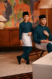 Baju Melayu Majestic Bespoke Fit - Deep Teal