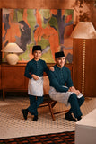 Baju Melayu Kids Majestic Bespoke Fit - Deep Teal