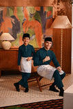 Baju Melayu Majestic Bespoke Fit - Deep Teal