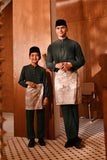 Baju Melayu Majestic Bespoke Fit - Gunmetal