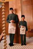 Baju Melayu Majestic Bespoke Fit - Gunmetal