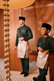 Baju Melayu Kids Majestic Bespoke Fit - Gunmetal