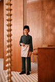 Baju Melayu Kids Majestic Bespoke Fit - Gunmetal