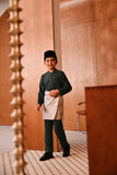 Baju Melayu Kids Majestic Bespoke Fit - Gunmetal