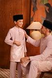 Baju Melayu Majestic Bespoke Fit - Pale Lilac