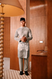 Baju Melayu Majestic Bespoke Fit - Opal Gray