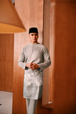 Baju Melayu Majestic Bespoke Fit - Opal Gray