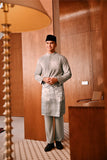 Baju Melayu Majestic Bespoke Fit - Opal Gray