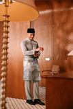 Baju Melayu Majestic Bespoke Fit - Opal Gray