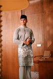 Baju Melayu Majestic Bespoke Fit - Opal Gray