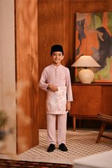 Baju Melayu Kids Majestic Bespoke Fit - Pale Lilac