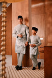 Baju Melayu Majestic Bespoke Fit - Opal Gray