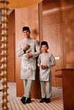 Baju Melayu Majestic Bespoke Fit - Opal Gray