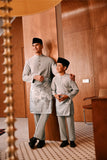 Baju Melayu Majestic Bespoke Fit - Opal Gray