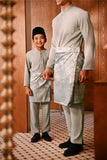 Baju Melayu Kids Majestic Bespoke Fit - Opal Gray