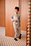 Baju Melayu Kids Majestic Bespoke Fit - Opal Gray