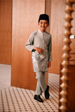 Baju Melayu Kids Majestic Bespoke Fit - Opal Gray