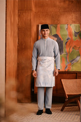 Baju Melayu Majestic Bespoke Fit - Flint Stone