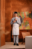 Baju Melayu Majestic Bespoke Fit - Flint Stone