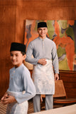 Baju Melayu Majestic Bespoke Fit - Flint Stone