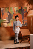 Baju Melayu Kids Majestic Bespoke Fit - Flint Stone