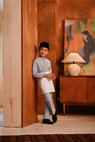 Baju Melayu Kids Majestic Bespoke Fit - Flint Stone