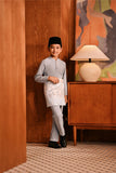 Baju Melayu Kids Majestic Bespoke Fit - Flint Stone