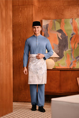 Baju Melayu Majestic Bespoke Fit - Deep Water