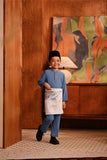 Baju Melayu Kids Majestic Bespoke Fit - Deep Water