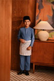 Baju Melayu Kids Majestic Bespoke Fit - Deep Water