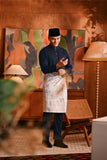 Baju Melayu Majestic Bespoke Fit - Dark Navy