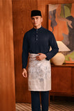 Baju Melayu Majestic Bespoke Fit - Dark Navy