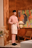 Baju Melayu Majestic Bespoke Fit - Blush Pink