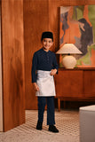 Baju Melayu Kids Majestic Bespoke Fit - Dark Navy