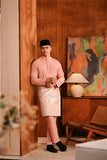 Baju Melayu Majestic Bespoke Fit - Blush Pink