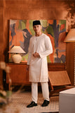 Baju Melayu Teluk Belanga Modern Smart Fit - Off White