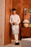 Baju Melayu Teluk Belanga Modern Smart Fit - Off White