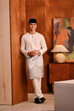 Baju Melayu Teluk Belanga Modern Smart Fit - Off White