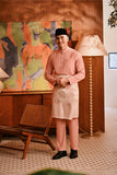 Baju Melayu Majestic Bespoke Fit - Blush Pink