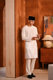 Baju Melayu Teluk Belanga Modern Smart Fit - Off White