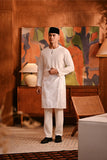 Baju Melayu Teluk Belanga Modern Smart Fit - Off White