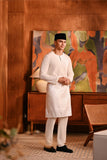 Baju Melayu Teluk Belanga Modern Smart Fit - Off White