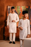 Baju Melayu Teluk Belanga Modern Smart Fit - Off White