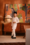 Baju Melayu Kids Teluk Belanga Modern Smart Fit - Off White