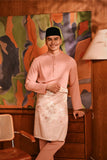 Baju Melayu Majestic Bespoke Fit - Blush Pink