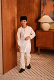 Baju Melayu Kids Teluk Belanga Modern Smart Fit - Off White