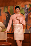 Baju Melayu Majestic Bespoke Fit - Blush Pink